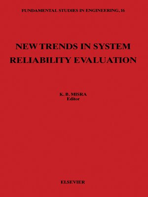 cover image of New Trends in System Reliability Evaluation